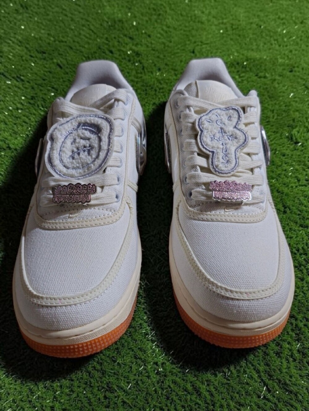 Travis Scott x Nike Air Force 1 Low Sail Size 11 Lightly Worn - Picture 3 of 7